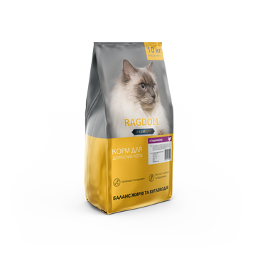 Корм для котів Ragdoll Premium з індичкою 10 кг І10 фото
