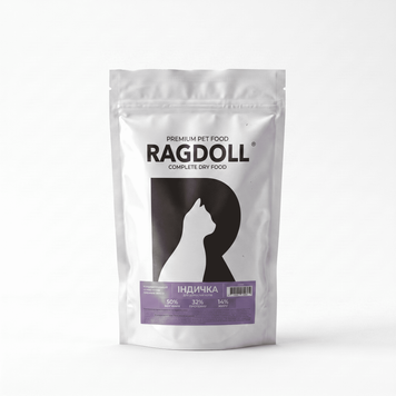 Корм для котів Ragdoll Premium з індичкою 1 кг КІ1КГ фото
