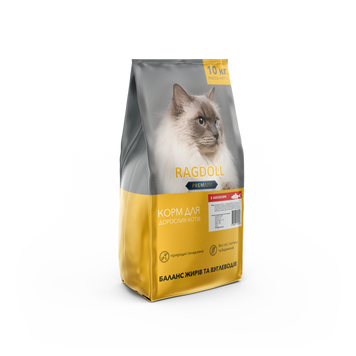 Корм для котів Ragdoll Premium з лососем 10 кг Л10 фото
