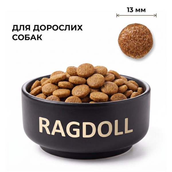 Корм для собак Ragdoll Premium с индейкой 5 кг СІ5КГ фото