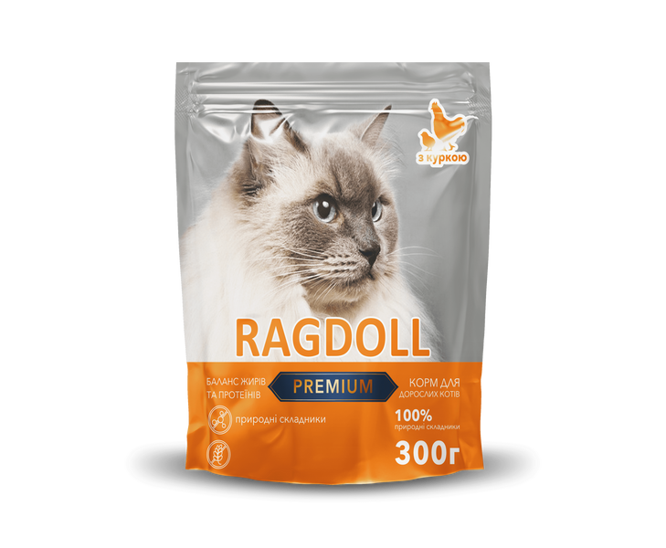 Корм для котів Ragdoll Premium з куркою 3 кг К3000 фото